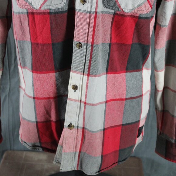 DC Shoes Shirt - Flannel Plaid Pattern - Men's Large - Picture 4 of 10